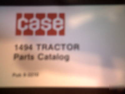 Case parts catalog MANUAL1190,16901490,1494,1594