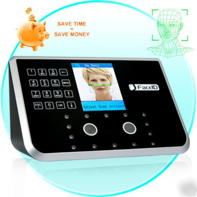 Facial recognition digital hr + time attendance system