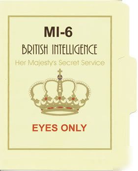 Her majesty's eyes only file folder