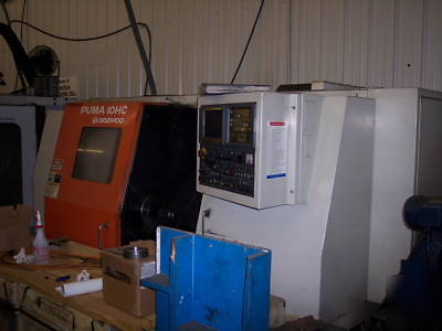 1996 daewoo puma 10HC cnc turning center lathe