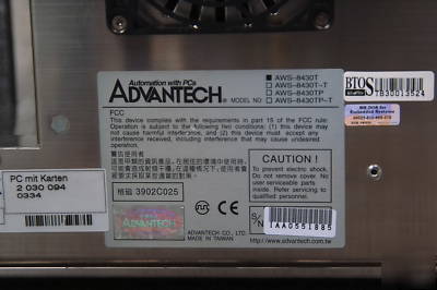 Advantech aws-8430T industrial pc,ipc,pca-6145B #3