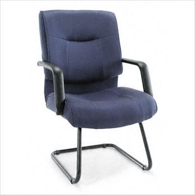 Alera stratus series guest chair blue