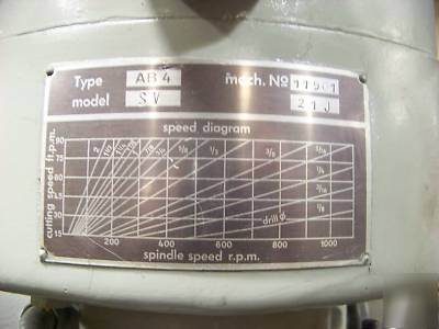 Altzmetall industrial shop drill press drilling machine
