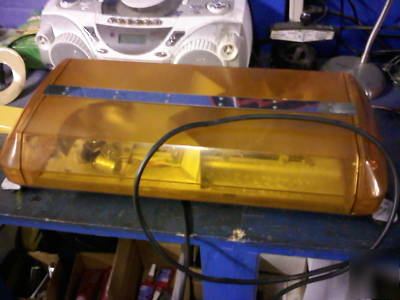 Amber safety/ emergency warning stobe lights mini bar