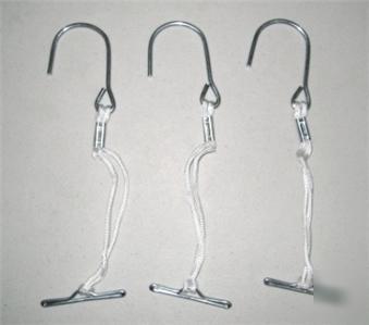 Box of 144 pcs. pattern hooks with cord