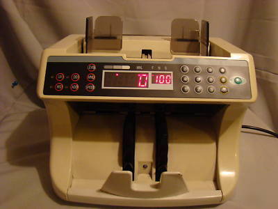 Commercial currency counter banknote counter