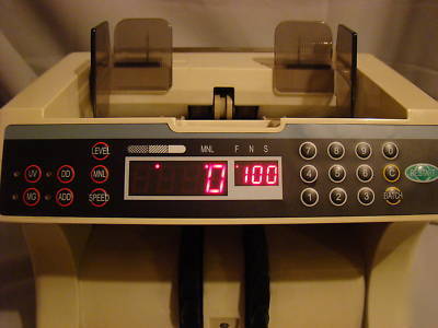 Commercial currency counter banknote counter