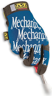 Mechanix wear xl blue work glove mechanics