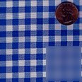 New flannel back vinyl tablecloth 52 x 52 blue gingham