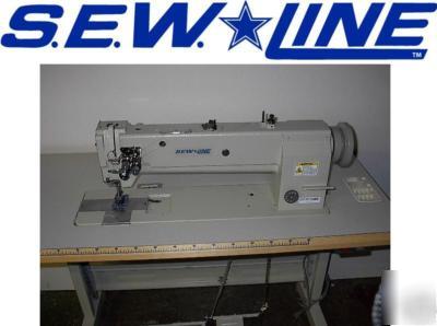 S.e.w.line 2N walking foot industrial sewing machine