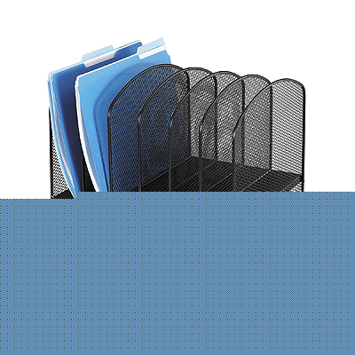 Safco onyx 6 vertical/2 horizontal slot desk organizer