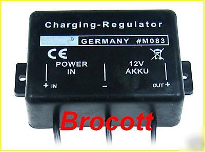 Solar - battery charging regulator - 0 to 1.5 amp