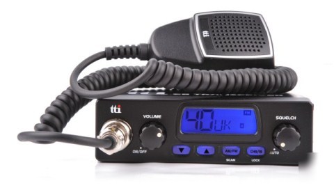 Tti tcb-550 am/fm multi-standard cb radio - taxi, truck