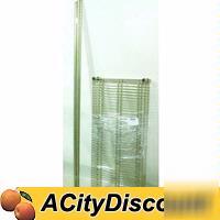 Used 2 shelf commercial restaurant kitchen 47X21 rack