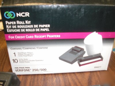Verifone tranz 330, printer 250 credit card station