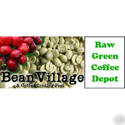 1 lb. tanzanian peaberry green coffee beans for roaster