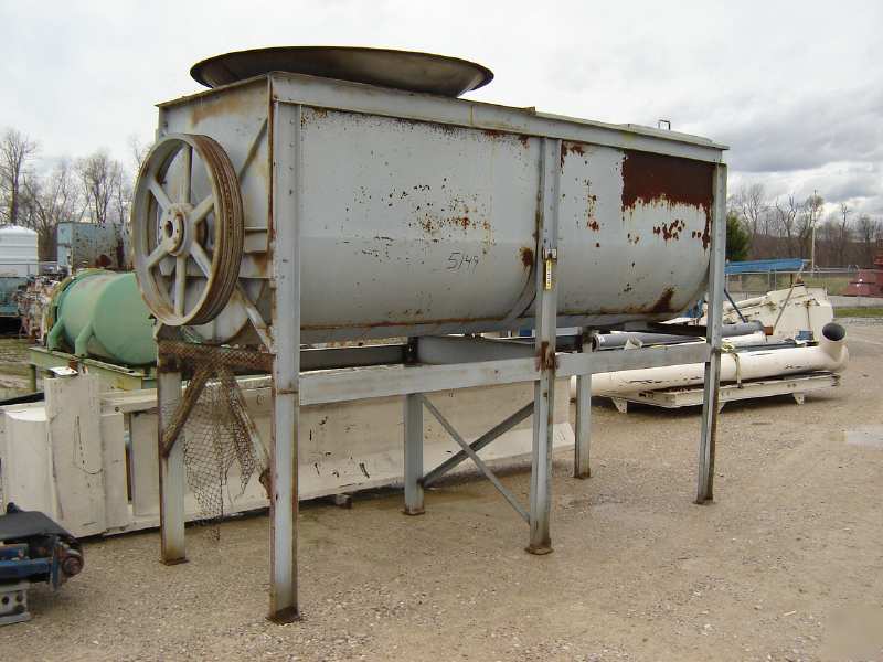 125 cubic foot double ribbon batch blender