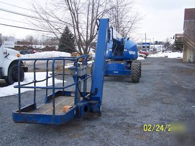 2001 upright SB60 4X4 60 ft. telescopic boom lift jib