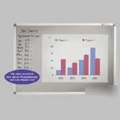Balt projection plus markerboard - 8' x 4' - gray