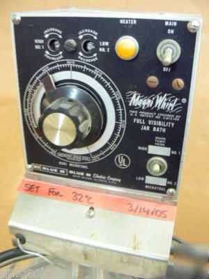 Blue m magni-whirl full visibility jar bath w/agitation