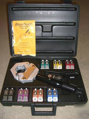 Blue point hydraulic standard a/c hose crimper w/dies