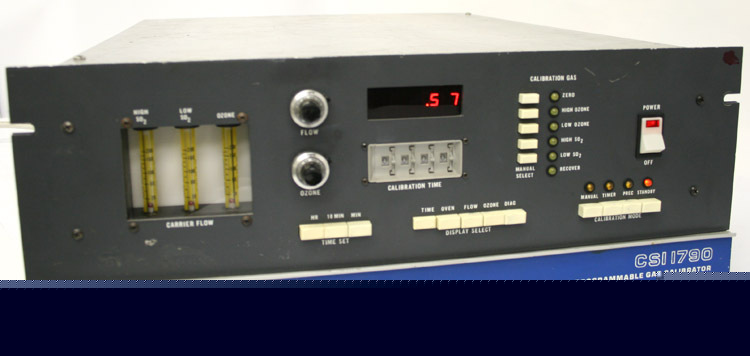 Columbia scientific csi 1790 gas analyzer/calibrator