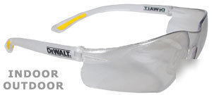 Dewalt safety glasses contractor pro indoor/outdoor