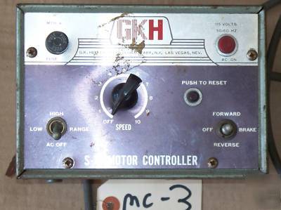 Gkh s-12 motor controller mc-3