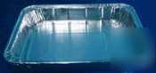 Half-size aluminum disposable steamtable pan