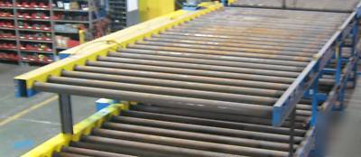 Heavy duty product roller conveyor 92