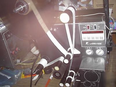 Labeler label-aire 2111M with variable speed conveyor