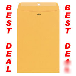 New 25 9X12 heavy duty clasp mailing envelopes #28 lot