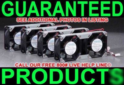 New 8 ball bearing 12V amplifier equipment cooling fan 