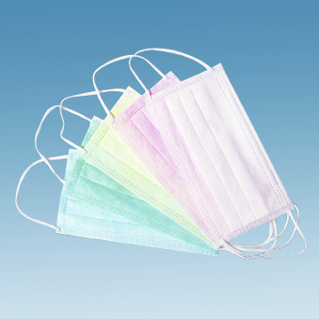 New box 50 ct anti-flu ear-loop masks latex free 3 ply