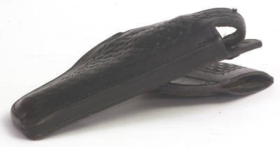 Used safariland 229 md/fr leather belt holster