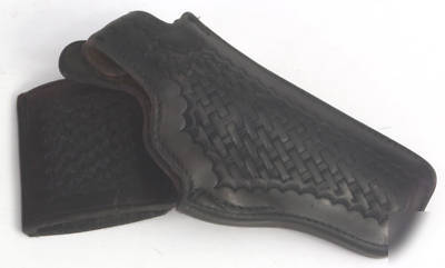 Used safariland 229 md/fr leather belt holster