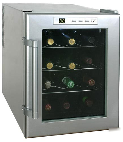 12 bottle thermoelectric wine cooler - cellar, wc 12