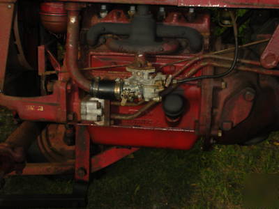 1950 farmall cub tractor with accessories
