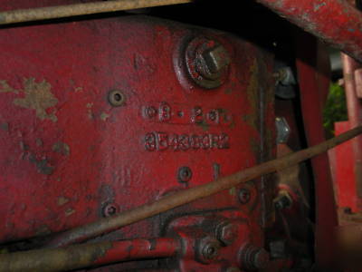 1950 farmall cub tractor with accessories