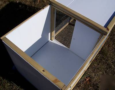 Chicken tractor coop chick brooder poultry hen house 