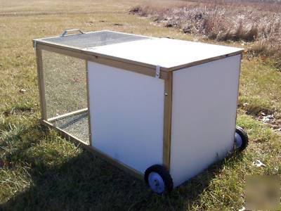 Chicken tractor coop chick brooder poultry hen house 