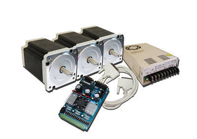 Cost-effective nema 34 motor&3 axis board& 1 power 