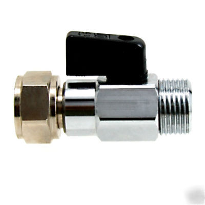 Draft beer line shut off valve - keg kegerator tap