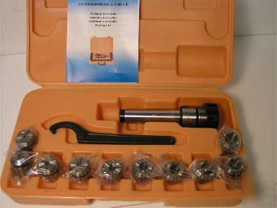 ER25 collet set - 10-piece MT3 metric