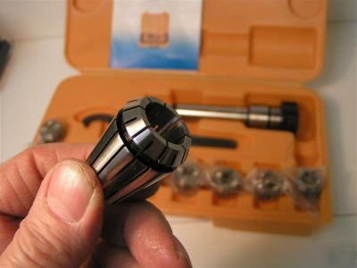 ER25 collet set - 10-piece MT3 metric