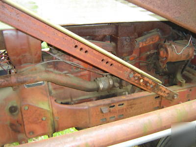 Farmall 460 6 cyl gas tractor with loader no 