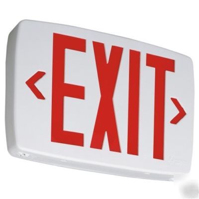 Lithonia lighting led quantum series exit sign /battery