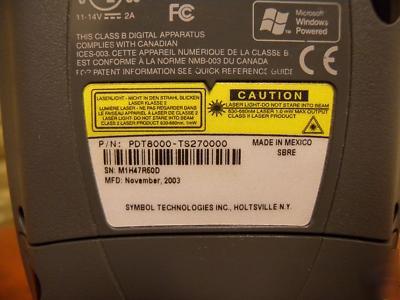 Lot 200 symbol PDT8000 batch barcode scanner color lcd