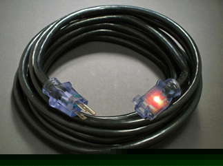 New 3PCS: 100FT 12/3 stw outdoor lighted extension cord