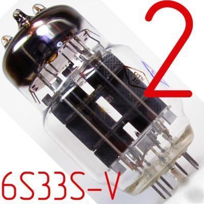 New 6C33C-b = 6S33S-v audiophile tubes | 2 pcs